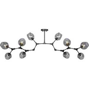 Изображение товара Потолочная люстра на штанге AM Group LOFT LOFT-10 BK