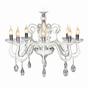 Изображение товара Подвесная люстра Aployt Emmanuel APL.628.03.08 со свечами и хрусталем