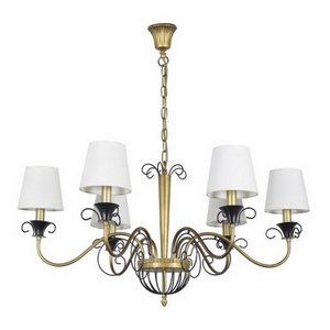 Изображение товара Подвесная люстра Lenola E 1.1.6 AG классика итальянский дизайн мощная надежная