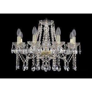 Изображение товара Подвесная хрустальная люстра Bohemia 1413/8/200/G классика для гостиной и кухни