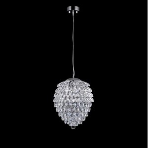Изображение товара Подвесная люстра хрустальная Crystal Lux CHARME SP4 CHROME/TRANSPARENT