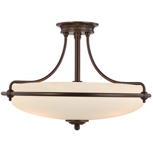 Изображение товара Потолочная люстра на штанге Quoizel Griffin QZ-GRIFFIN-SFS-PN