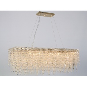 Изображение товара Подвесная хрустальная люстра Newport 10900 10921/C gold арт-деко с 18 лампами