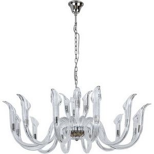 Изображение товара Подвесная люстра Newport 3650 3654+12/C nickel 16 плафонов стиль модерн