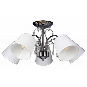 Изображение товара Потолочная люстра Omnilux 563 OML-56307-05 с тканевыми абажурами и 5 лампами