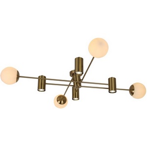 Изображение товара Потолочная люстра на штанге Omnilux Kerbors Mодерн с шариками 8 плафонов
