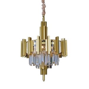 Изображение товара Подвесная хрустальная люстра Omnilux Gaeta OML-69703-06 классика золото