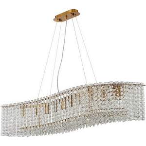 Изображение товара Подвесная люстра Stilfort Delone 2179/05/10PL хрусталь бронза модерн арт-деко