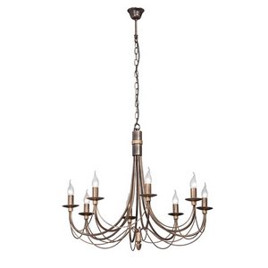 Изображение товара Подвесная люстра Vitaluce V1151-7/8 8 ламп классика диаметр 79 см для светлого интерьера