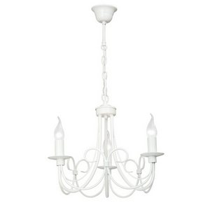 Изображение товара Подвесная люстра Vitaluce V3408/3 классического белого цвета с цоколем E14