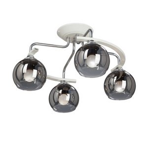 Изображение товара Потолочная люстра Vitaluce V4910-0/4PL шарики стиль модерн бело-черная