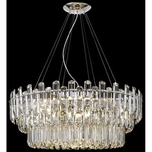 Изображение товара Подвесная люстра хрустальная Wertmark Lazzara WE107.15.123