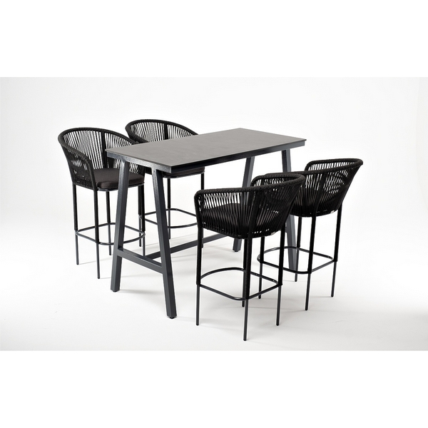 "Рио" барный комплект на 4 персоны, стол HPL "серый гранит", цвет темно-серый 4SIS арт.УТ-00005983, Рио RСR4T1-5-SET D-gray
"Рио" барный комплект на 4 персоны, стол HPL "серый гранит", цвет темно-серый 4SIS арт.УТ-00005983, Рио RСR4T1-5-SET D-gray