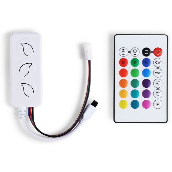 Контроллер Ambrella Illumination GS11601 WIFI Tuya для светодиодных лент RGB+CCT с управлением белого света c ИК пультом, illumination GS11601
Контроллер Ambrella Illumination GS11601 WIFI Tuya для светодиодных лент RGB+CCT с управлением белого света c ИК пультом, illumination GS11601