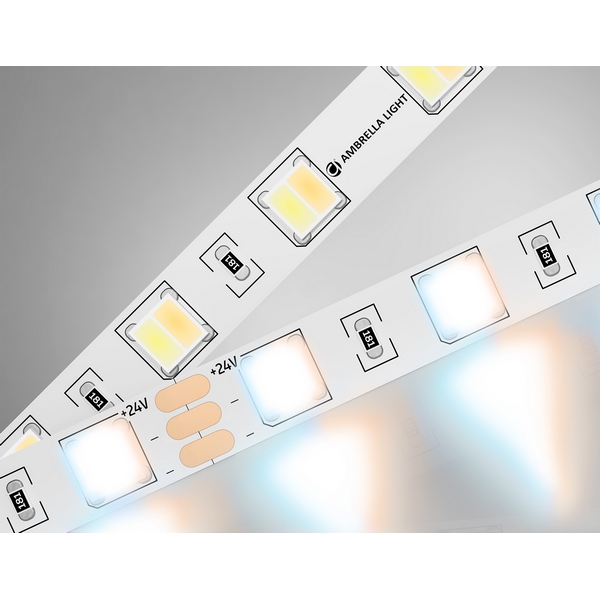 Светодиодная лента с регулировкой температуры света Ambrella Illumination GS4101 5050 60Led 14W/m 24V IP20 CCT 3000-6500, illumination GS4101
Светодиодная лента с регулировкой температуры света Ambrella Illumination GS4101 5050 60Led 14W/m 24V IP20 CCT 3000-6500, illumination GS4101