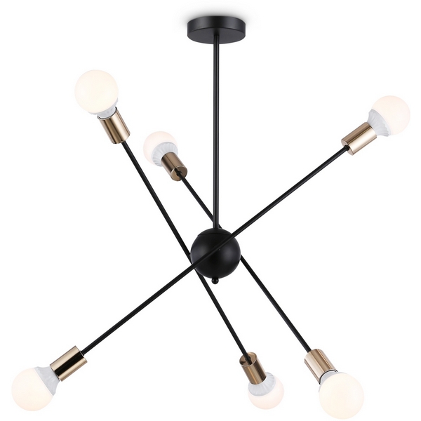 Потолочная люстра на штанге Ambrella Traditional TR80435, Черный, TRADITIONAL TR80435
Потолочная люстра на штанге Ambrella Traditional TR80435, Черный, TRADITIONAL TR80435