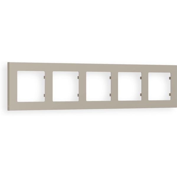 Рамка Ambrella Volt ALFA Techno (Серо-бежевый матовый) 5-ая AF220365, Серый, Alfa AF220365 
Рамка Ambrella Volt ALFA Techno (Серо-бежевый матовый) 5-ая AF220365, Серый, Alfa AF220365