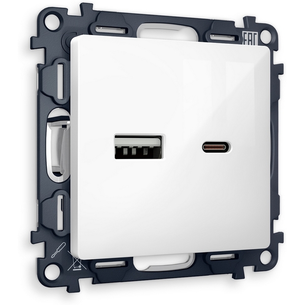 Комплект механизма Ambrella Volt розетки ALFA MA111010 Белый глянец 2USB A+C 20W быстрая зарядка QUANT, Quant MA111010
Комплект механизма Ambrella Volt розетки ALFA MA111010 Белый глянец 2USB A+C 20W быстрая зарядка QUANT, Quant MA111010