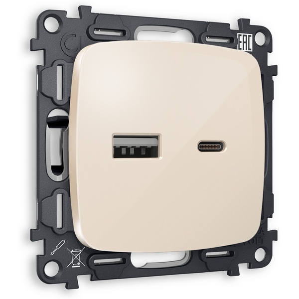 Комплект механизма Ambrella Volt розетки OMEGA MO311010 Бежевый глянец 2USB A+C 20W быстрая зарядка QUANT, Quant MO311010
Комплект механизма Ambrella Volt розетки OMEGA MO311010 Бежевый глянец 2USB A+C 20W быстрая зарядка QUANT, Quant MO311010