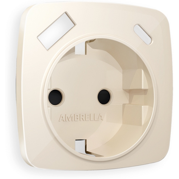 Лицевая панель Ambrella Volt OMEGA (Бежевый глянец) для электрической розетки с заземлением со шторками 2USB A+C QUANT OP3100, Quant OP3100
Лицевая панель Ambrella Volt OMEGA (Бежевый глянец) для электрической розетки с заземлением со шторками 2USB A+C QUANT OP3100, Quant OP3100