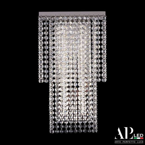 Настенный светильник хрустальный светодиодный APL LED Rimini S500.B3.25.A.3000, Rimini S500.B3.25.A.3000
Настенный светильник хрустальный светодиодный APL LED Rimini S500.B3.25.A.3000, Rimini S500.B3.25.A.3000