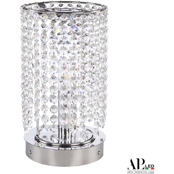 Интерьерная настольная лампа хрустальная APL LED Rimini S500.L3.15-26.B.E14, Никель, Rimini S500.L3.15-26.B.E14
Интерьерная настольная лампа хрустальная APL LED Rimini S500.L3.15-26.B.E14, Никель, Rimini S500.L3.15-26.B.E14