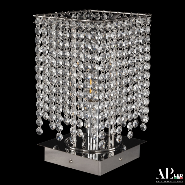 Интерьерная настольная лампа хрустальная APL LED Rimini S500.L4.15-26.B.E14, Никель, Rimini S500.L4.15-26.B.E14
Интерьерная настольная лампа хрустальная APL LED Rimini S500.L4.15-26.B.E14, Никель, Rimini S500.L4.15-26.B.E14