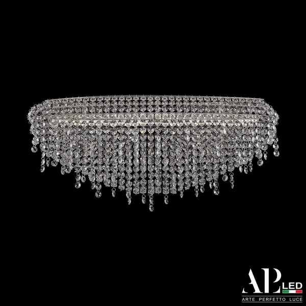 Подвесная/потолочная люстра хрустальная светодиодная APL LED Rimini S505.0.60.B.3000, Прозрачный, Rimini S505.0.60.B.3000
Подвесная/потолочная люстра хрустальная светодиодная APL LED Rimini S505.0.60.B.3000, Прозрачный, Rimini S505.0.60.B.3000