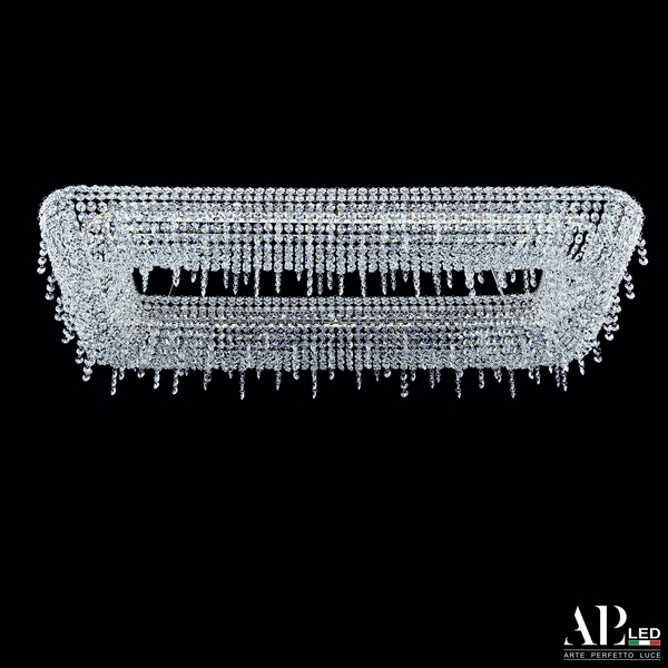 Подвесная/потолочная люстра хрустальная светодиодная APL LED Rimini S522.0.100.B.3000, Прозрачный, Rimini S522.0.100.B.3000
Подвесная/потолочная люстра хрустальная светодиодная APL LED Rimini S522.0.100.B.3000, Прозрачный, Rimini S522.0.100.B.3000
