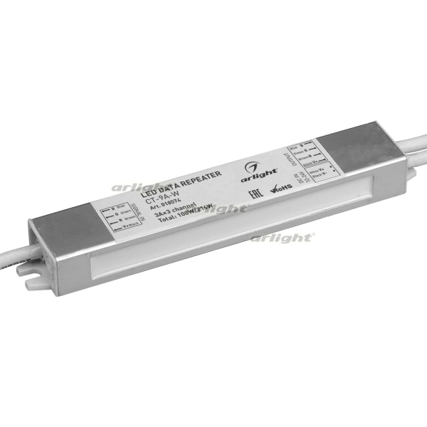 RGB-усилитель CT-9A-W (12-24V, 108-216W) (IP67 Металл) 018574 (Arlight), Серый, 18574
RGB-усилитель CT-9A-W (12-24V, 108-216W) (IP67 Металл) 018574 (Arlight), Серый, 18574