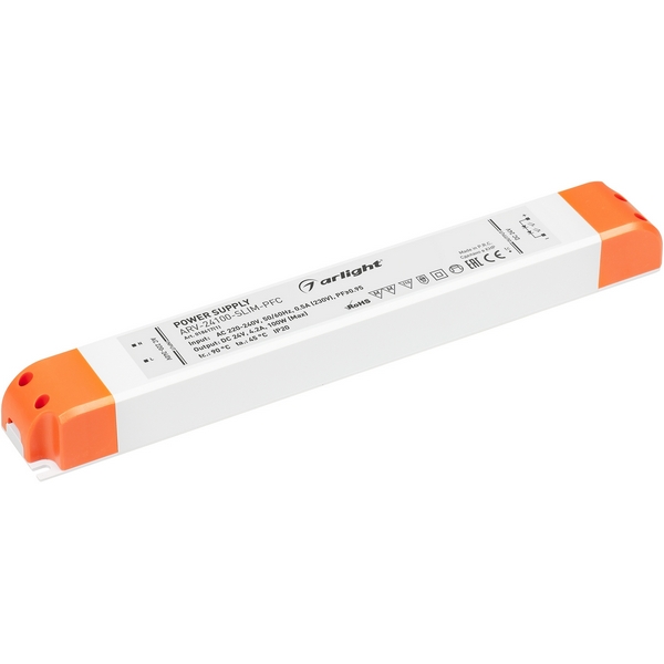 Блок питания ARV-24100-SLIM-PFC (24V, 4.2A, 100W) (Arlight, IP20 Пластик, 2 года) 018617(1), ARV 018617(1)
Блок питания ARV-24100-SLIM-PFC (24V, 4.2A, 100W) (Arlight, IP20 Пластик, 2 года) 018617(1), ARV 018617(1)
