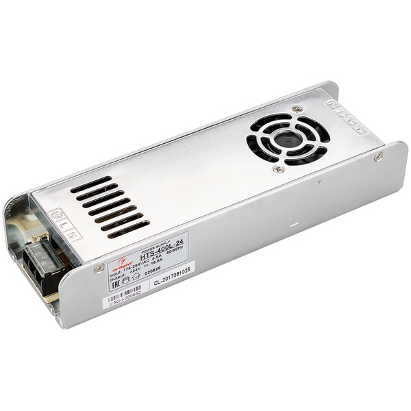 Блок питания HTS-400L-24 (24V, 16.5A, 400W) (Arlight, IP20 Сетка, 3 года) 020829, Серый, HTS 020829
Блок питания HTS-400L-24 (24V, 16.5A, 400W) (Arlight, IP20 Сетка, 3 года) 020829, Серый, HTS 020829