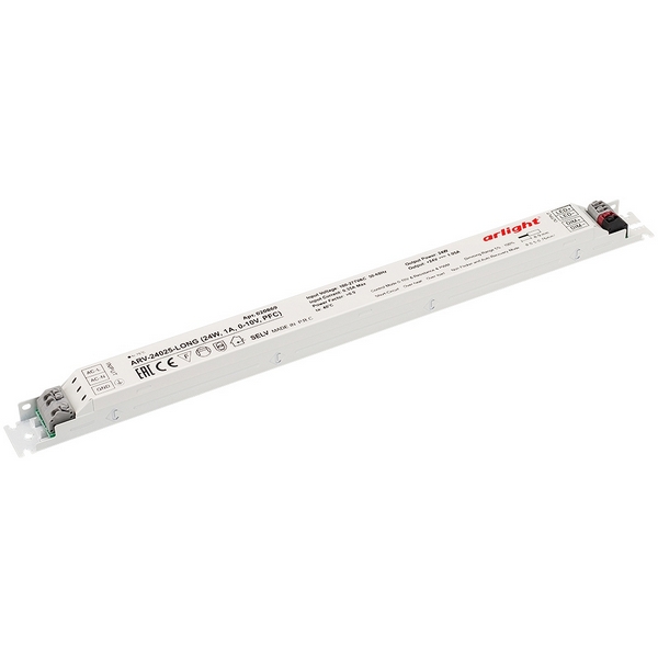 Блок питания ARV-24025-LONG (24W, 1A, 0-10V, PFC) (IP20 Металл) 020869 (Arlight), Серый, ARV 20869
Блок питания ARV-24025-LONG (24W, 1A, 0-10V, PFC) (IP20 Металл) 020869 (Arlight), Серый, ARV 20869