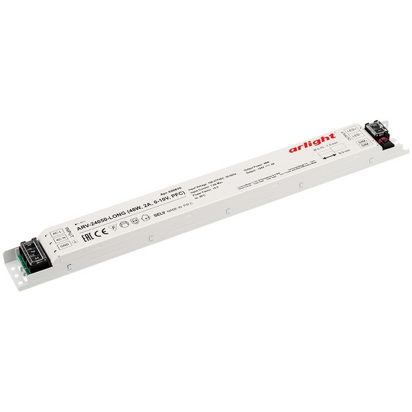 Блок питания ARV-24050-LONG (48W, 2A, 0-10V, PFC) (IP20 Металл) 020870 (Arlight), Серый, ARV 20870
Блок питания ARV-24050-LONG (48W, 2A, 0-10V, PFC) (IP20 Металл) 020870 (Arlight), Серый, ARV 20870