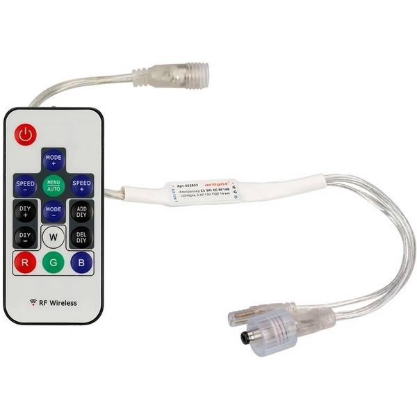 Контроллер CS-SPI-CX-RF14B (2048pix, 5V-12V, ПДУ кн) (IP20 Пластик) Arlight 022823, Белый, 22823
Контроллер CS-SPI-CX-RF14B (2048pix, 5V-12V, ПДУ кн) (IP20 Пластик) Arlight 022823, Белый, 22823