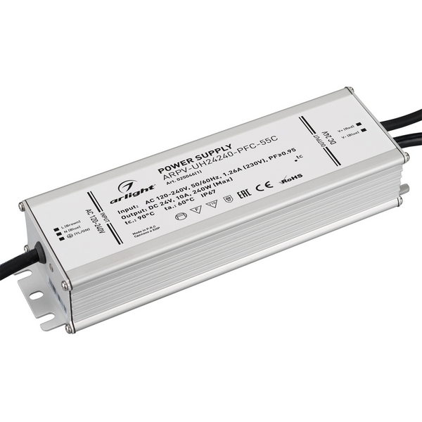 Блок питания ARPV-UH24240-PFC-55C (24V, 10.0A, 240W) (Arlight, IP67 Металл, 5 лет) 025046(1), ARPV-UH 025046(1)
Блок питания ARPV-UH24240-PFC-55C (24V, 10.0A, 240W) (Arlight, IP67 Металл, 5 лет) 025046(1), ARPV-UH 025046(1)