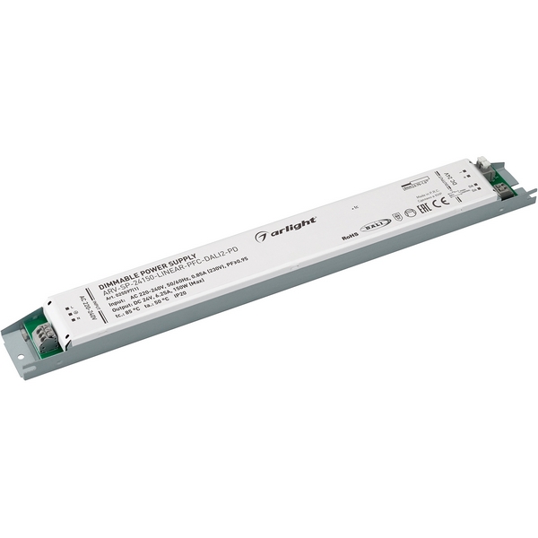 Блок питания ARV-SP-24150-LINEAR-PFC-DALI2-PD (24V, 6.25A, 150W) (Arlight, IP20 Металл, 5 лет) 025597(1), ARV-SP 025597(1)
Блок питания ARV-SP-24150-LINEAR-PFC-DALI2-PD (24V, 6.25A, 150W) (Arlight, IP20 Металл, 5 лет) 025597(1), ARV-SP 025597(1)
