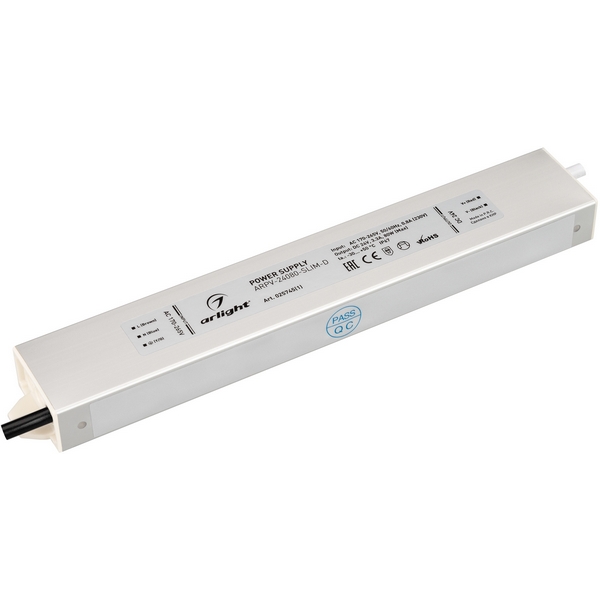 Блок питания ARPV-24080-SLIM-D (24V, 3.3A, 80W) (Arlight, IP67 Металл, 3 года) 025745(1), ARPV 025745(1)
Блок питания ARPV-24080-SLIM-D (24V, 3.3A, 80W) (Arlight, IP67 Металл, 3 года) 025745(1), ARPV 025745(1)