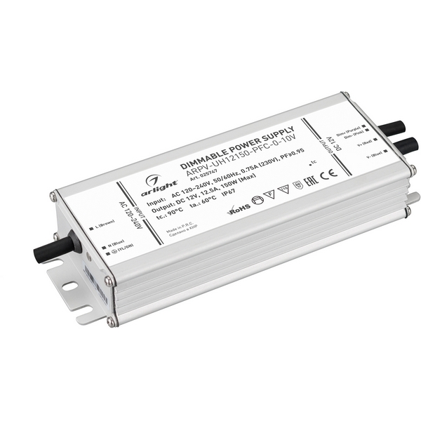 Блок питания ARPV-UH12150-PFC-0-10V (12V, 12.5A, 150W) (Arlight, IP67 Металл, 7 лет) 025747, ARPV-UH 025747
Блок питания ARPV-UH12150-PFC-0-10V (12V, 12.5A, 150W) (Arlight, IP67 Металл, 7 лет) 025747, ARPV-UH 025747