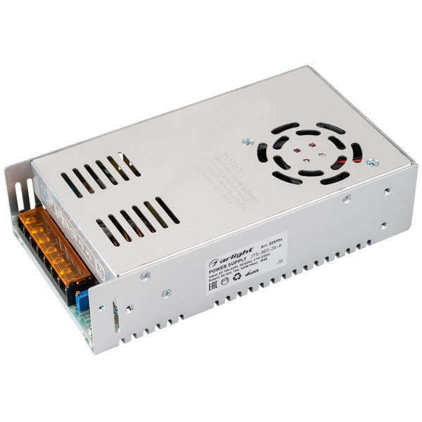 Блок питания JTS-360-24-A (0-24V, 15A, 360W) (Arlight, IP20 Сетка, 2 года) 025994, Серый, JTS 025994
Блок питания JTS-360-24-A (0-24V, 15A, 360W) (Arlight, IP20 Сетка, 2 года) 025994, Серый, JTS 025994