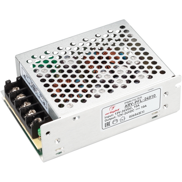 Блок питания ARV-PFL-24010 DC/DC (12-24V, 10A, PWM filter) (Arlight, IP20 Сетка, 2 года) 026545(1), ARV 026545(1)
Блок питания ARV-PFL-24010 DC/DC (12-24V, 10A, PWM filter) (Arlight, IP20 Сетка, 2 года) 026545(1), ARV 026545(1)