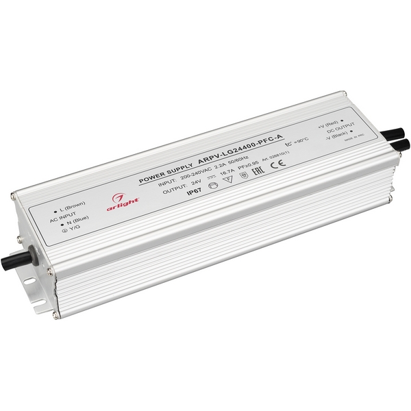 Блок питания ARPV-LG24400-PFC-A (24V, 16.7A, 400W) (Arlight, IP67 Металл, 5 лет) 026810(1), ARPV-LG 026810(1)
Блок питания ARPV-LG24400-PFC-A (24V, 16.7A, 400W) (Arlight, IP67 Металл, 5 лет) 026810(1), ARPV-LG 026810(1)