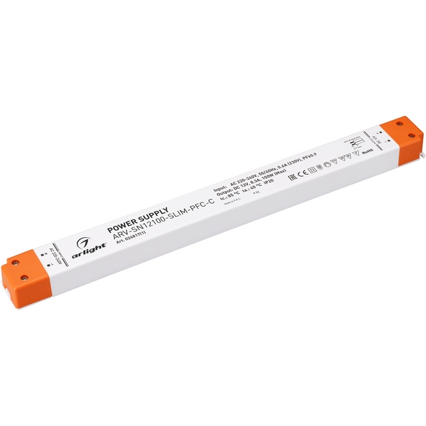 Блок питания ARV-SN12100-SLIM-PFC-C (12V, 8.3A, 100W) (Arlight, IP20 Пластик, 3 года) 026817(1), ARV-SN 026817(1)
Блок питания ARV-SN12100-SLIM-PFC-C (12V, 8.3A, 100W) (Arlight, IP20 Пластик, 3 года) 026817(1), ARV-SN 026817(1)