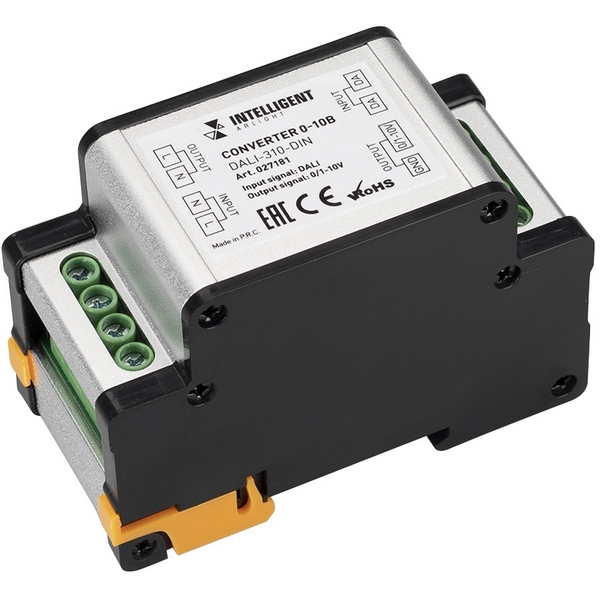 INTELLIGENT Конвертер 0-10В DALI-310-DIN (AC 230V, DALI, 0-10) (IARL, -) 027181 Arlight, 027181
INTELLIGENT Конвертер 0-10В DALI-310-DIN (AC 230V, DALI, 0-10) (IARL, -) 027181 Arlight, 027181