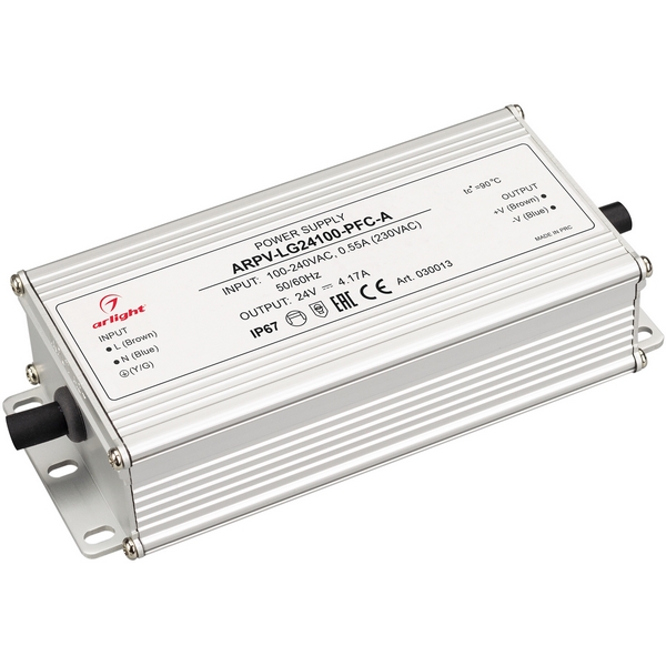 Блок питания ARPV-LG24100-PFC-A (24V, 4.17A, 100W) (Arlight, IP67 Металл) 030013, Серый, ARPV-LG 030013
Блок питания ARPV-LG24100-PFC-A (24V, 4.17A, 100W) (Arlight, IP67 Металл) 030013, Серый, ARPV-LG 030013
