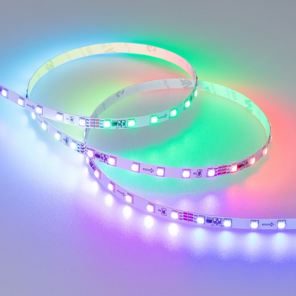 Светодиодная лента SPI-F72-7mm 24V RGB-PX6 (14.4 W/m, IP20, 3535, 5m) (Arlight, Открытый, IP20) 030195(2) (5 шт.), SPI открытая 030195(2)
Светодиодная лента SPI-F72-7mm 24V RGB-PX6 (14.4 W/m, IP20, 3535, 5m) (Arlight, Открытый, IP20) 030195(2) (5 шт.), SPI открытая 030195(2)