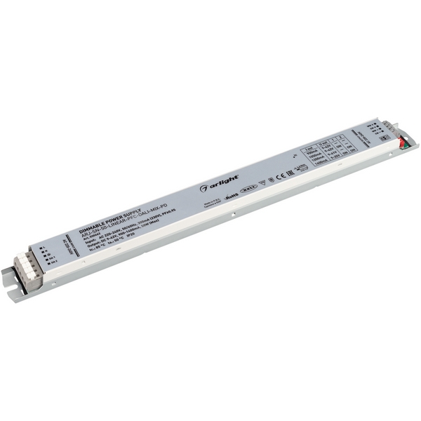 Блок питания ARJ-SN-50-LINEAR-PFC-DALI-MIX-PD (50W, 9-42V, 0.9-1.4А) (Arlight, IP20 Металл, 3 года) 030462, 030462
Блок питания ARJ-SN-50-LINEAR-PFC-DALI-MIX-PD (50W, 9-42V, 0.9-1.4А) (Arlight, IP20 Металл, 3 года) 030462, 030462