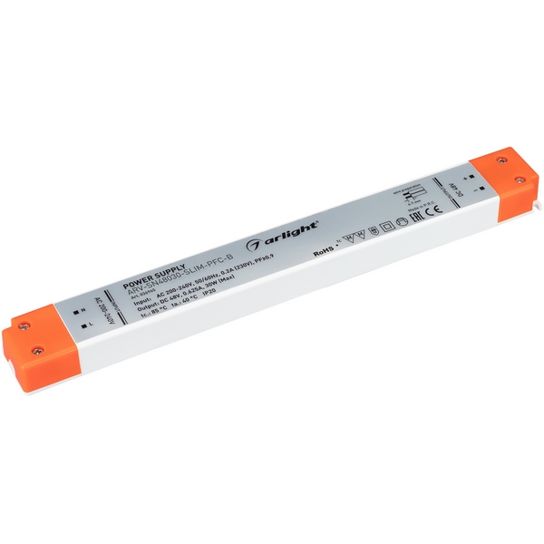 Блок питания ARV-SN48030-SLIM-PFC-B (48V, 0.63A, 30W) (Arlight, IP20 Пластик, 3 года) 036965, ARV 036965
Блок питания ARV-SN48030-SLIM-PFC-B (48V, 0.63A, 30W) (Arlight, IP20 Пластик, 3 года) 036965, ARV 036965