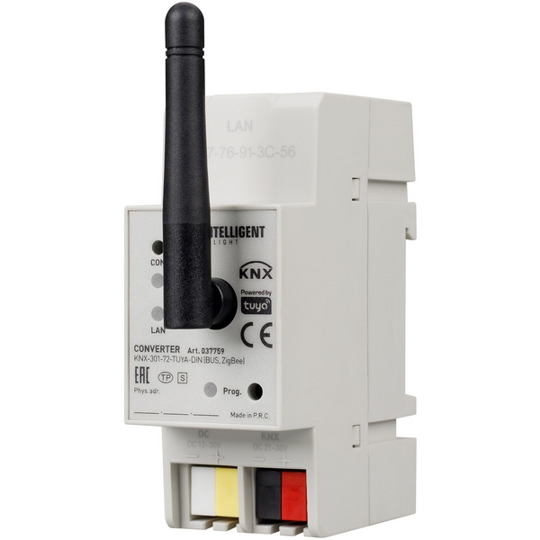 INTELLIGENT ARLIGHT Конвертер KNX-301-72-TUYA-DIN (BUS, ZigBee) (IARL, IP20 Пластик, 2 года) 037759 Arlight, 037759
INTELLIGENT ARLIGHT Конвертер KNX-301-72-TUYA-DIN (BUS, ZigBee) (IARL, IP20 Пластик, 2 года) 037759 Arlight, 037759