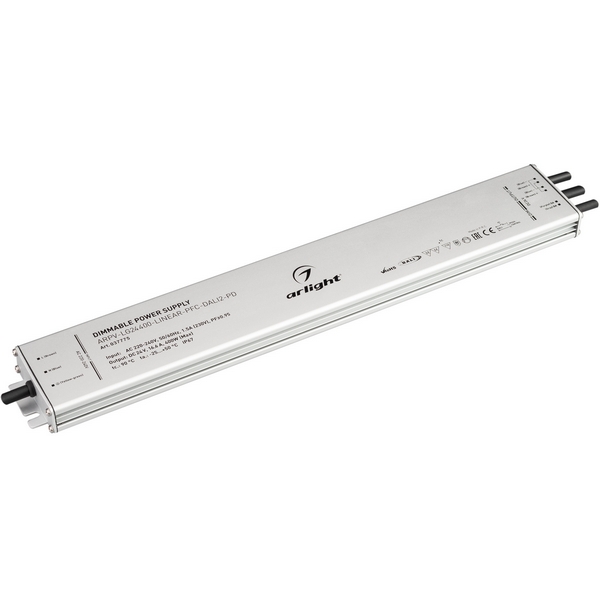 Блок питания ARPV-LG24400-LINEAR-PFC-DALI2-PD (24V, 16.7A, 400W) (Arlight, IP67 Металл, 5 лет) 037775, ARPV 037775
Блок питания ARPV-LG24400-LINEAR-PFC-DALI2-PD (24V, 16.7A, 400W) (Arlight, IP67 Металл, 5 лет) 037775, ARPV 037775